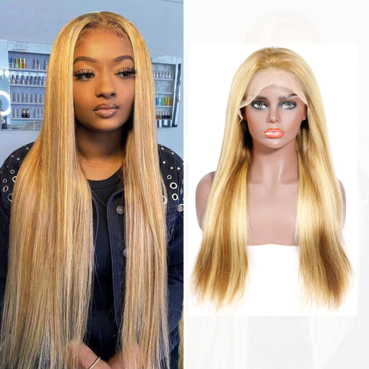Stema Highlight #30/613 13X4 Lace Front Straight Wig